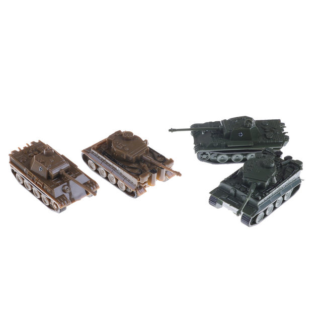 Pcsset scale finished model toy d sand table plastic tiger tanks world war ii germany panther tank