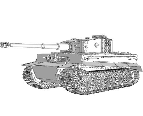 Character hobby shop panzer vi tiger i late model sdkfz plastic modelreleased