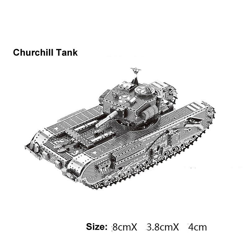 D metal puzzles t tank tiger tank sherman tank js tank diy manual assembly model educational toys holiday gifts for kids