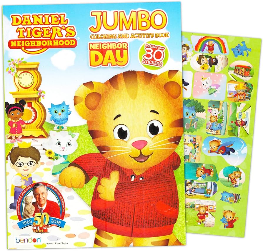 Daniel tiger coloring and activity book with stickers toys games
