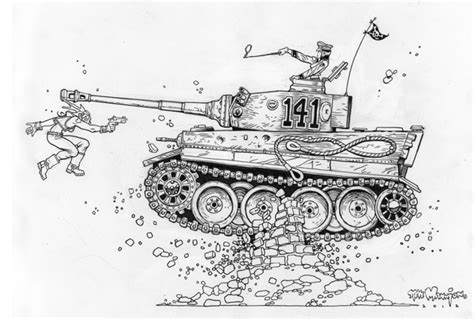 A tiger tank louring pages