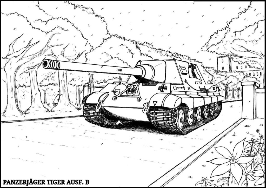Tanks coloring pages