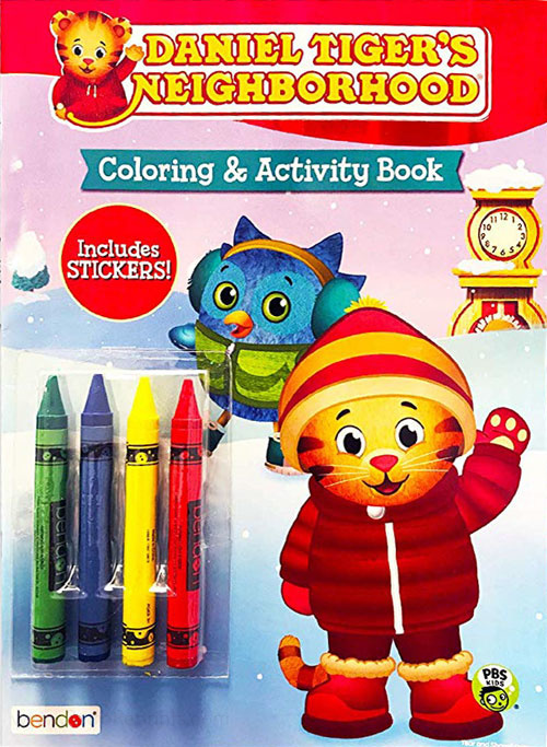 Daniel tigers neighborhood coloring activity book coloring books at retro reprints
