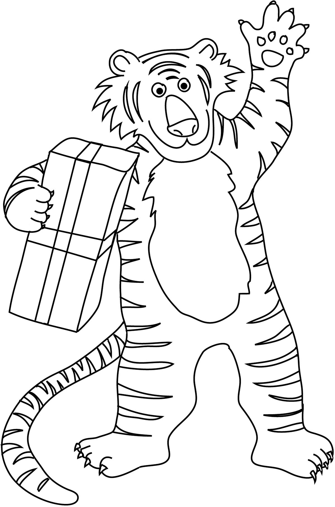 Tiger coloring pages
