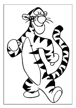 Unwind with colors printable pooh and tigger coloring pages collection escape