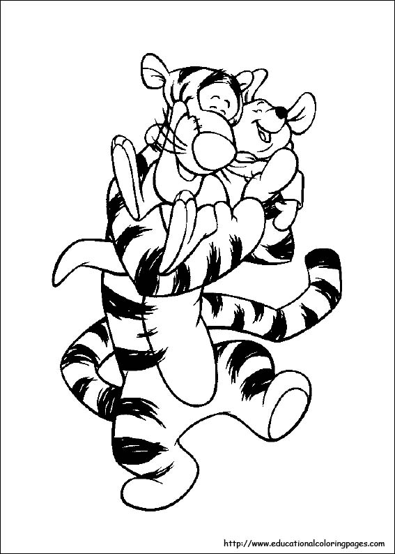 Tigger coloring pages