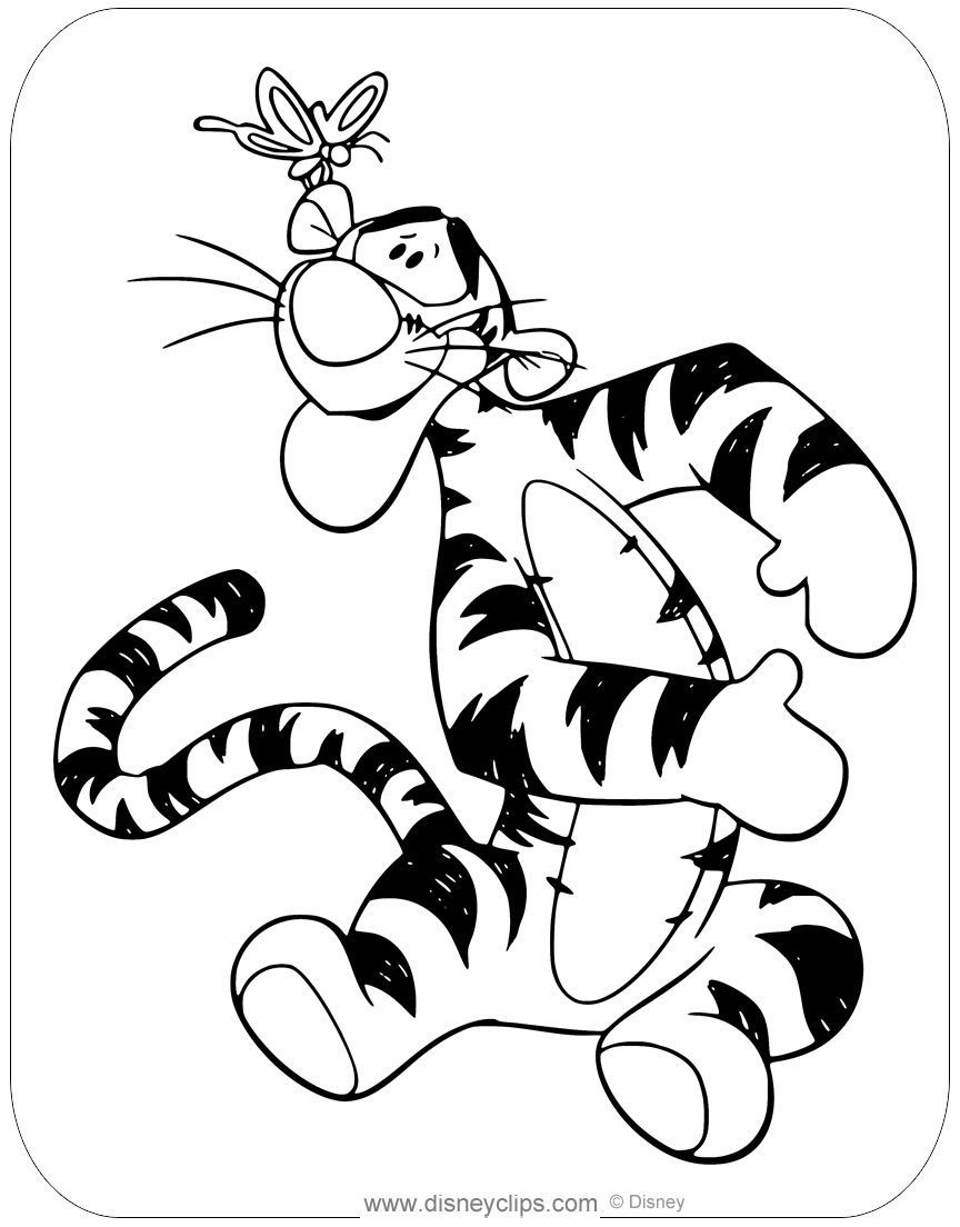 Tigger coloring pages