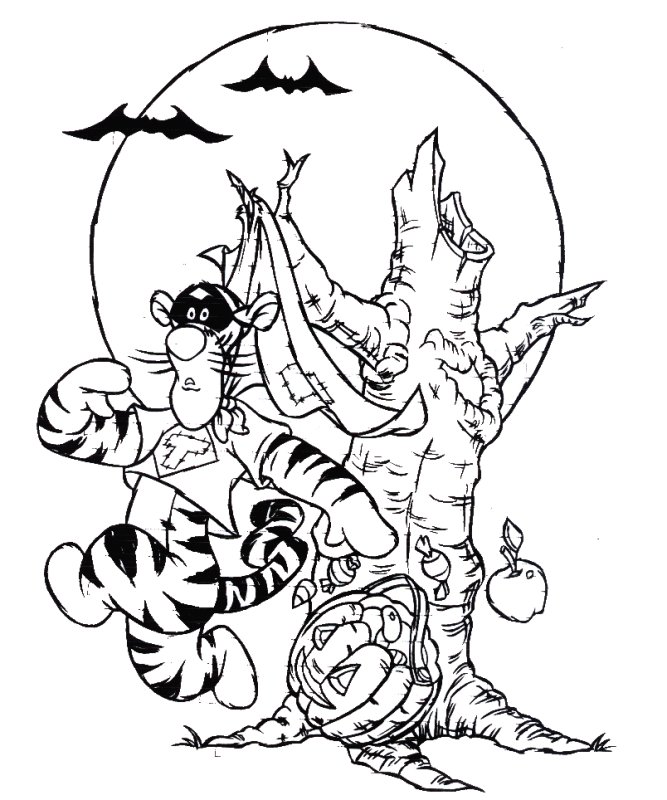Tiggers coloring pages