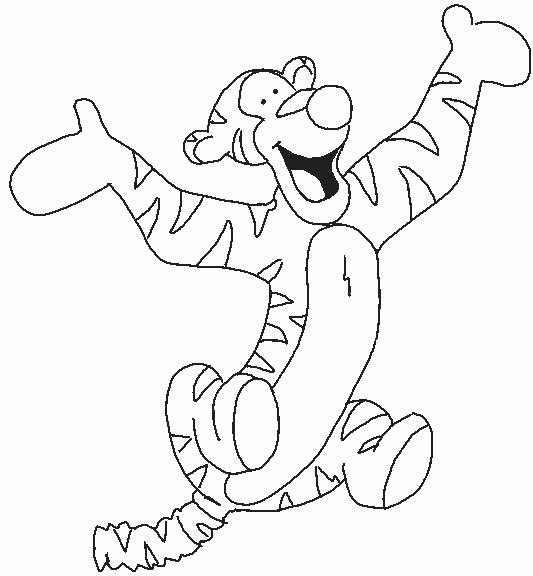 Best tigger coloring pages for kids