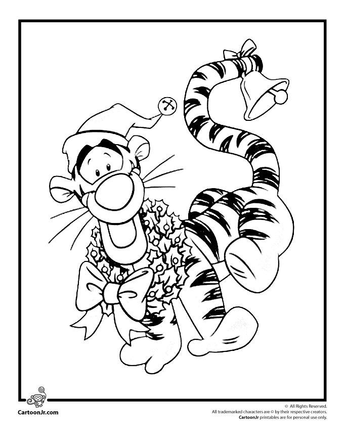 Tigger coloring pages to print