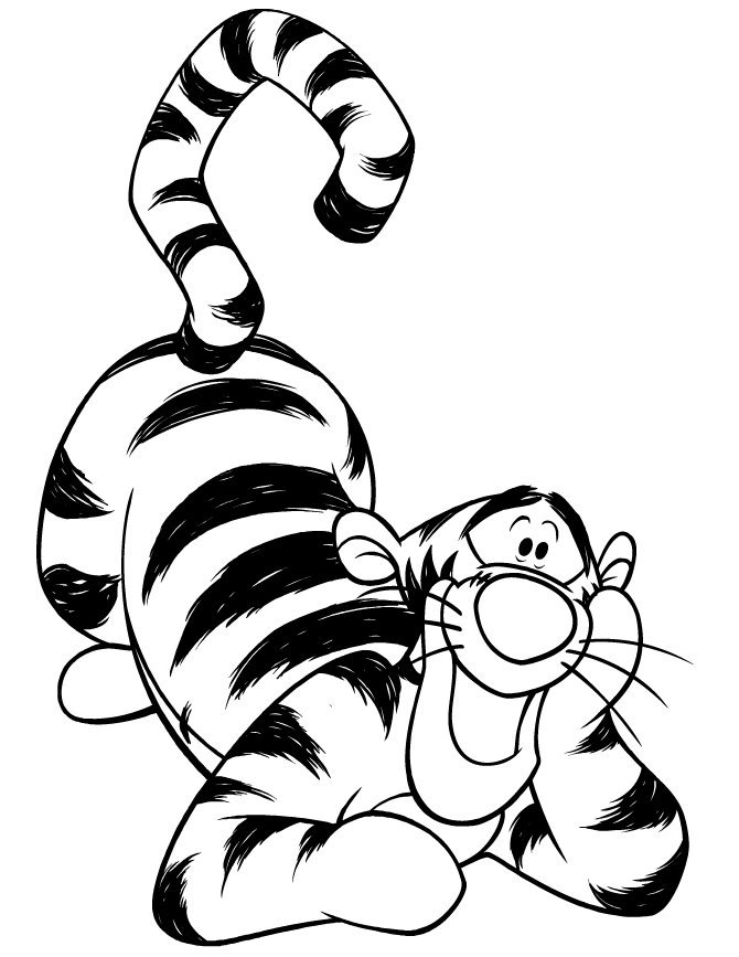 Tigger coloring pages