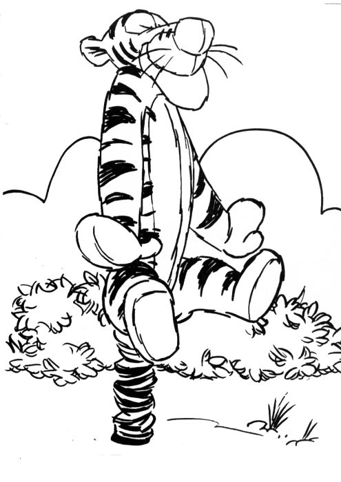 Tiggers coloring pages