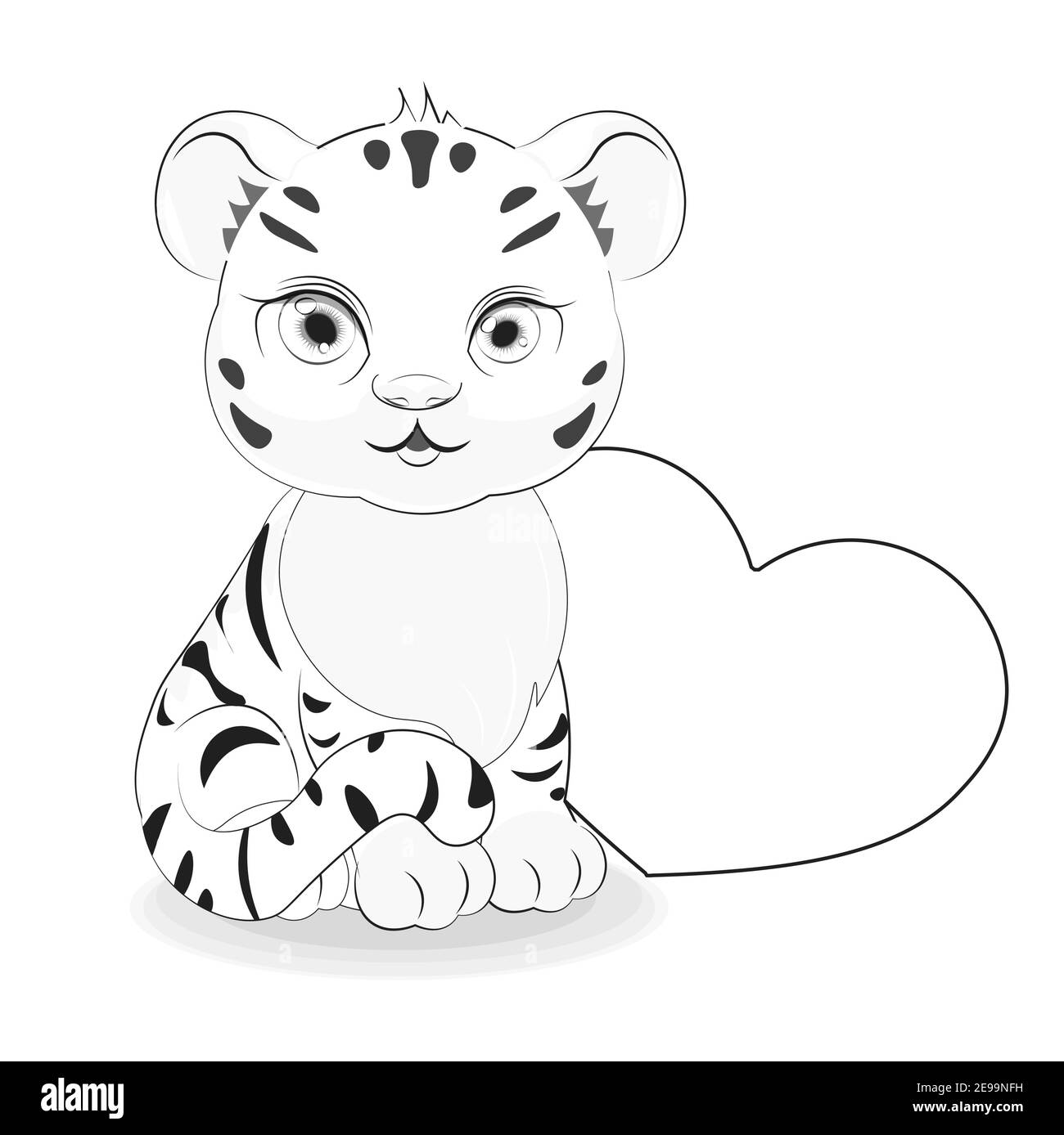 Black heart tiger hi