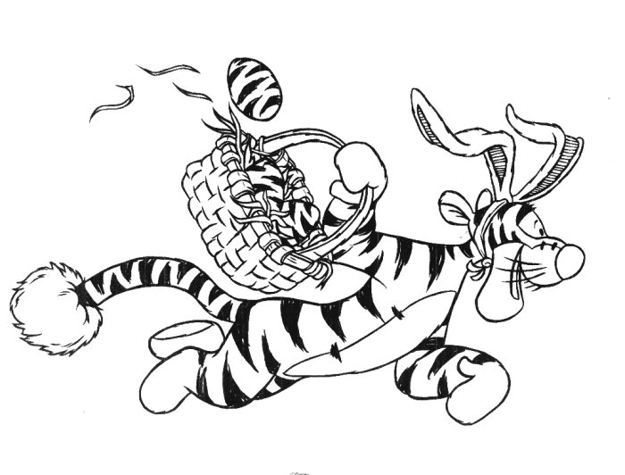 Tiggers coloring pages