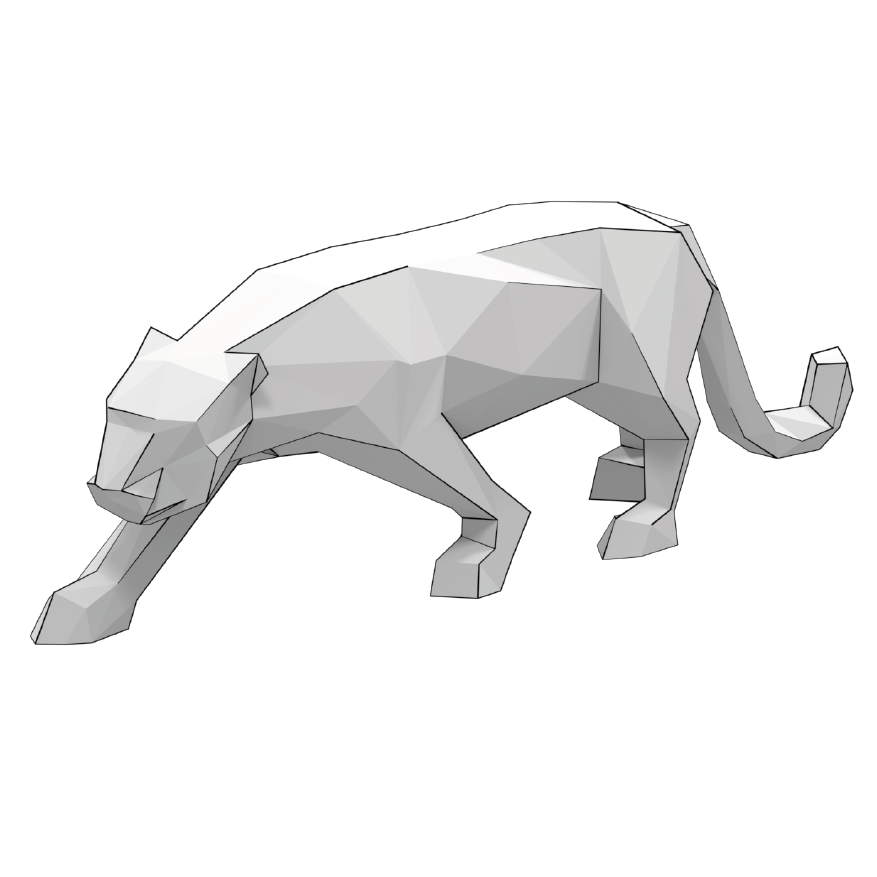 Tiger papercraft d template free printable papercraft templates