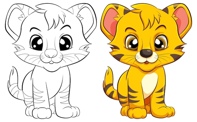 Tiger coloring pages images