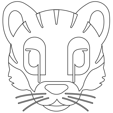 Tiger emoji coloring page free printable coloring pages