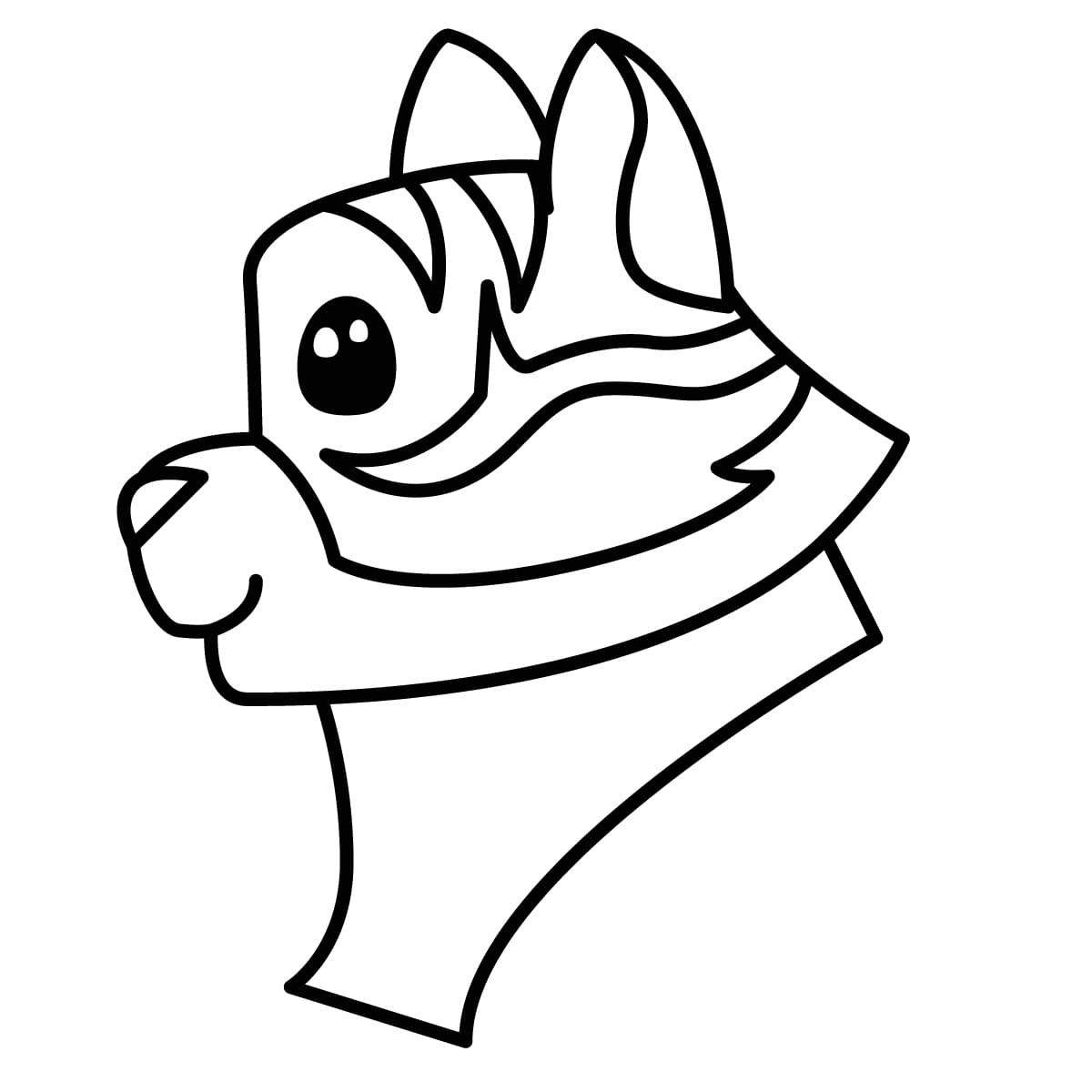 Dibujo de tigre para colorear e imprimir