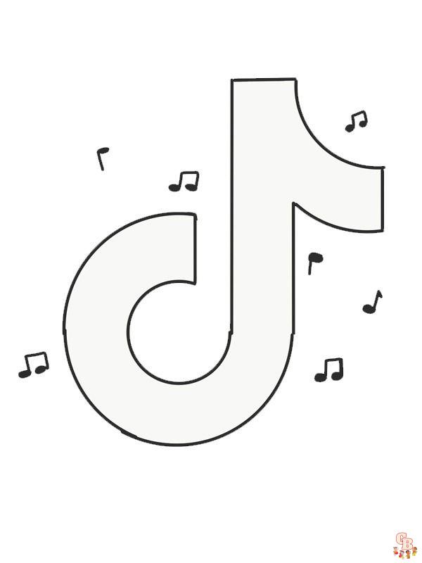 Color your world with tiktok coloring pages