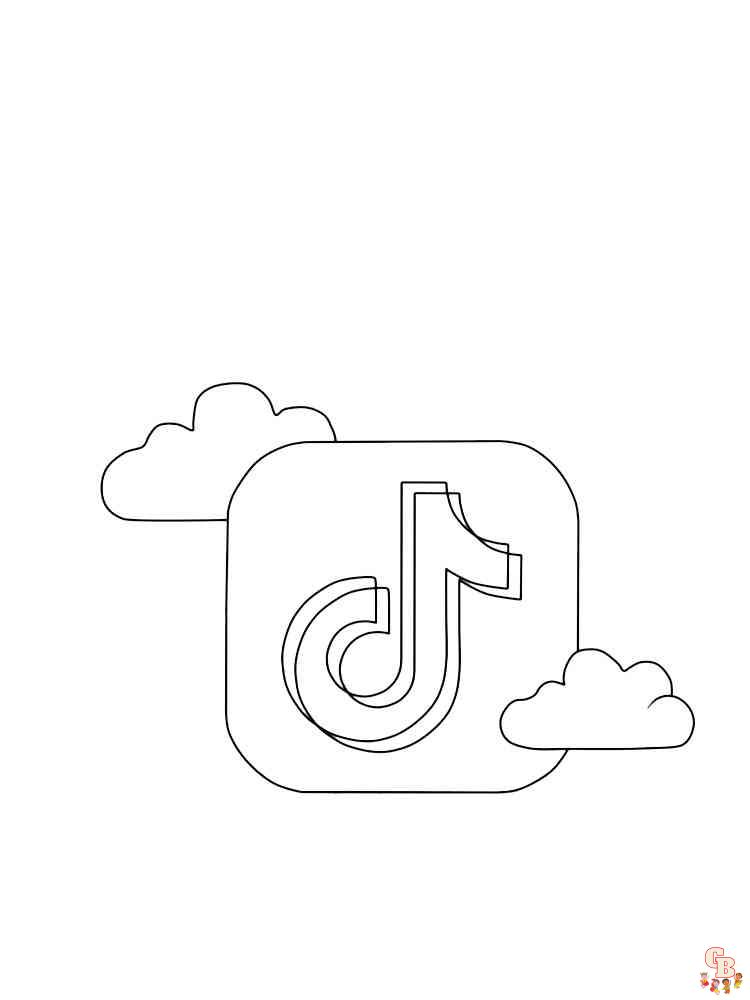 Color your world with tiktok coloring pages