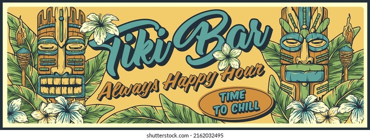 Tiki bar sign images stock photos d objects vectors