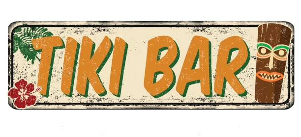 Tiki bar stock illustrations royalty