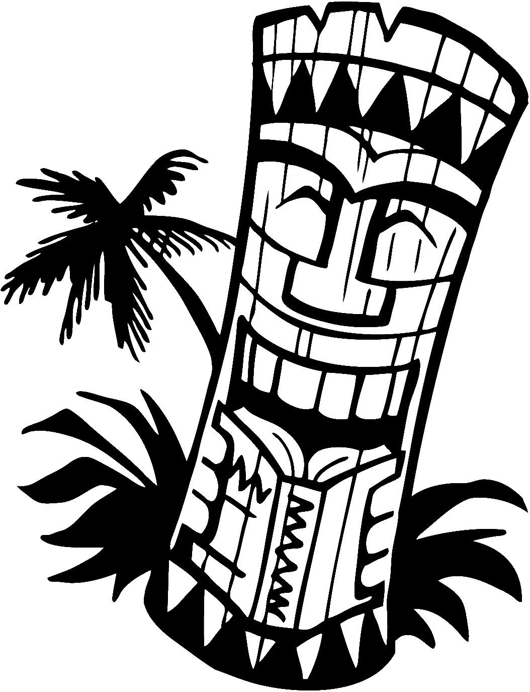 Tiki bar clipart
