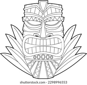 Hand draw tiki photos and images