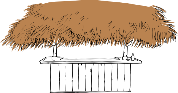 Tiki bar clip art at
