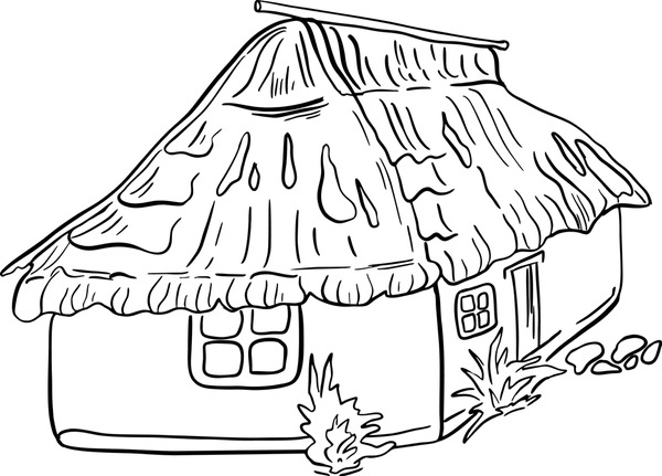 Drawing hut royalty