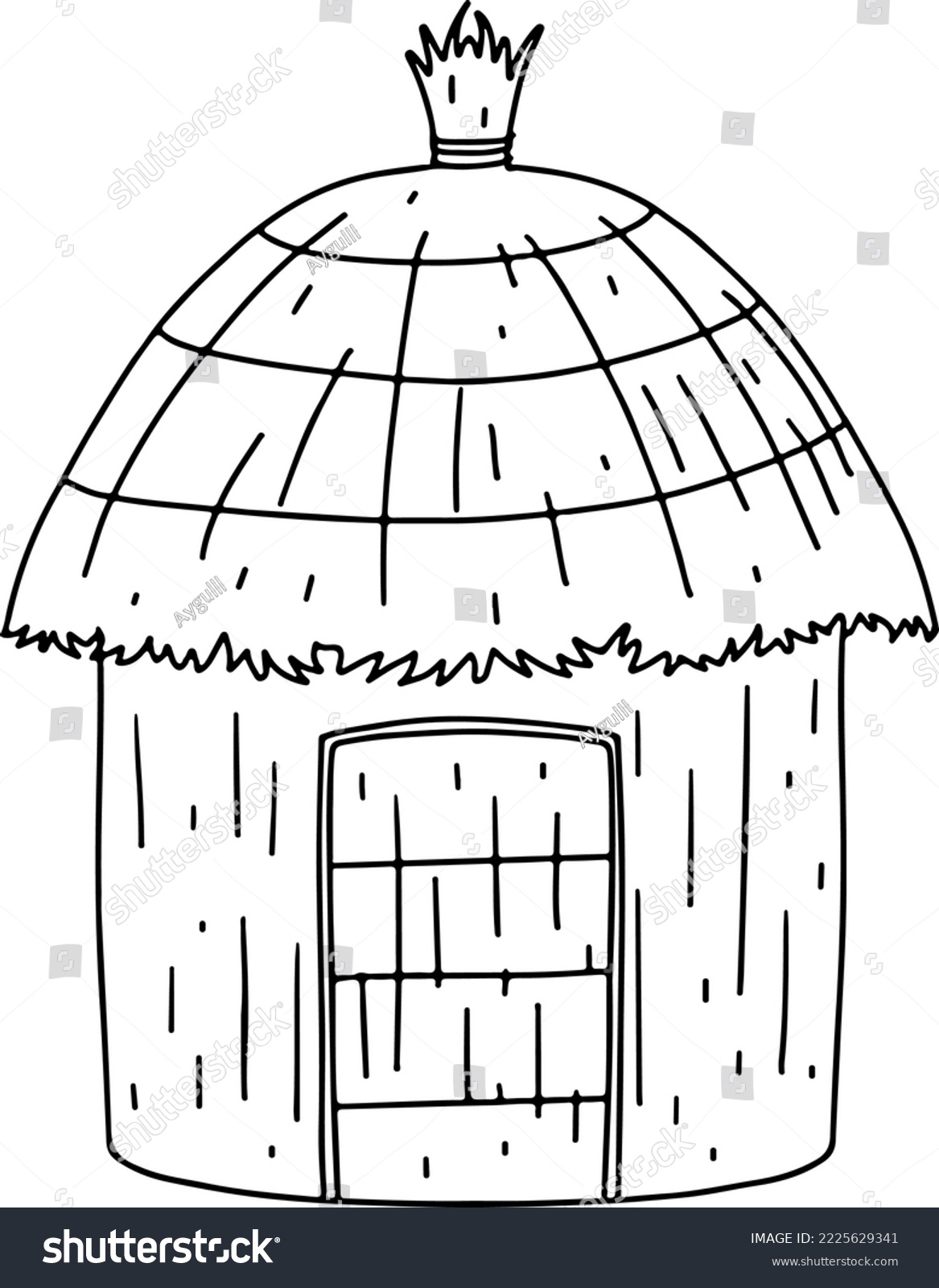 Hut drawing vector photos and images