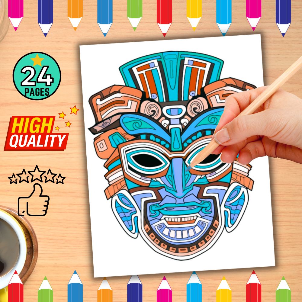 Ancient wonders to color aztec mayan civilization coloring pages made by teachers