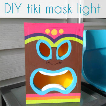Diy tiki mask light crazy diy mom