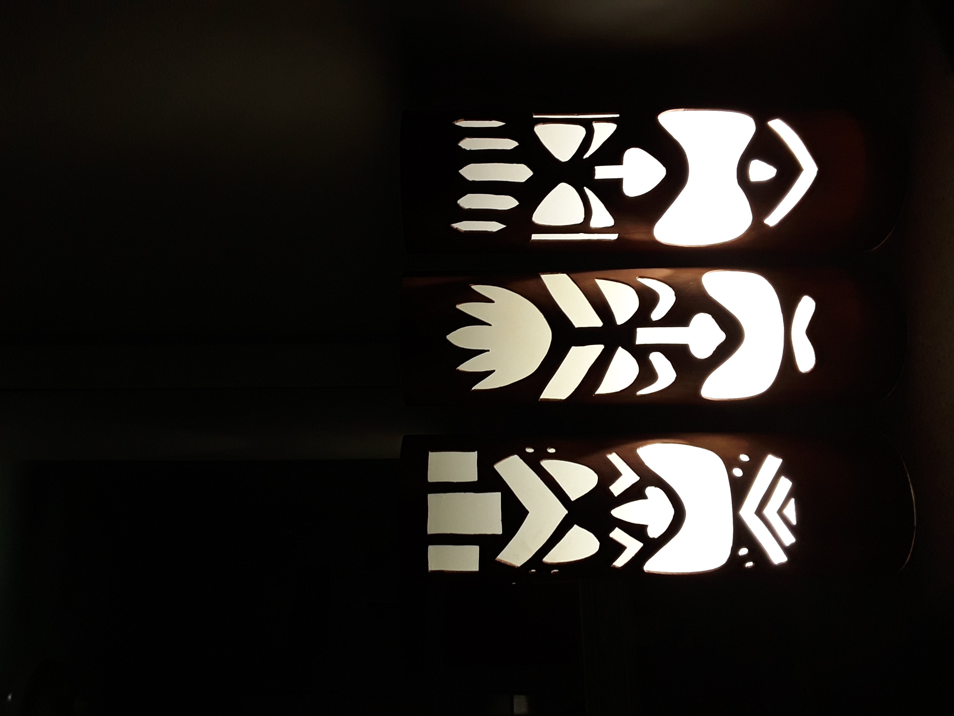 Pvc pipe tiki mask patterns