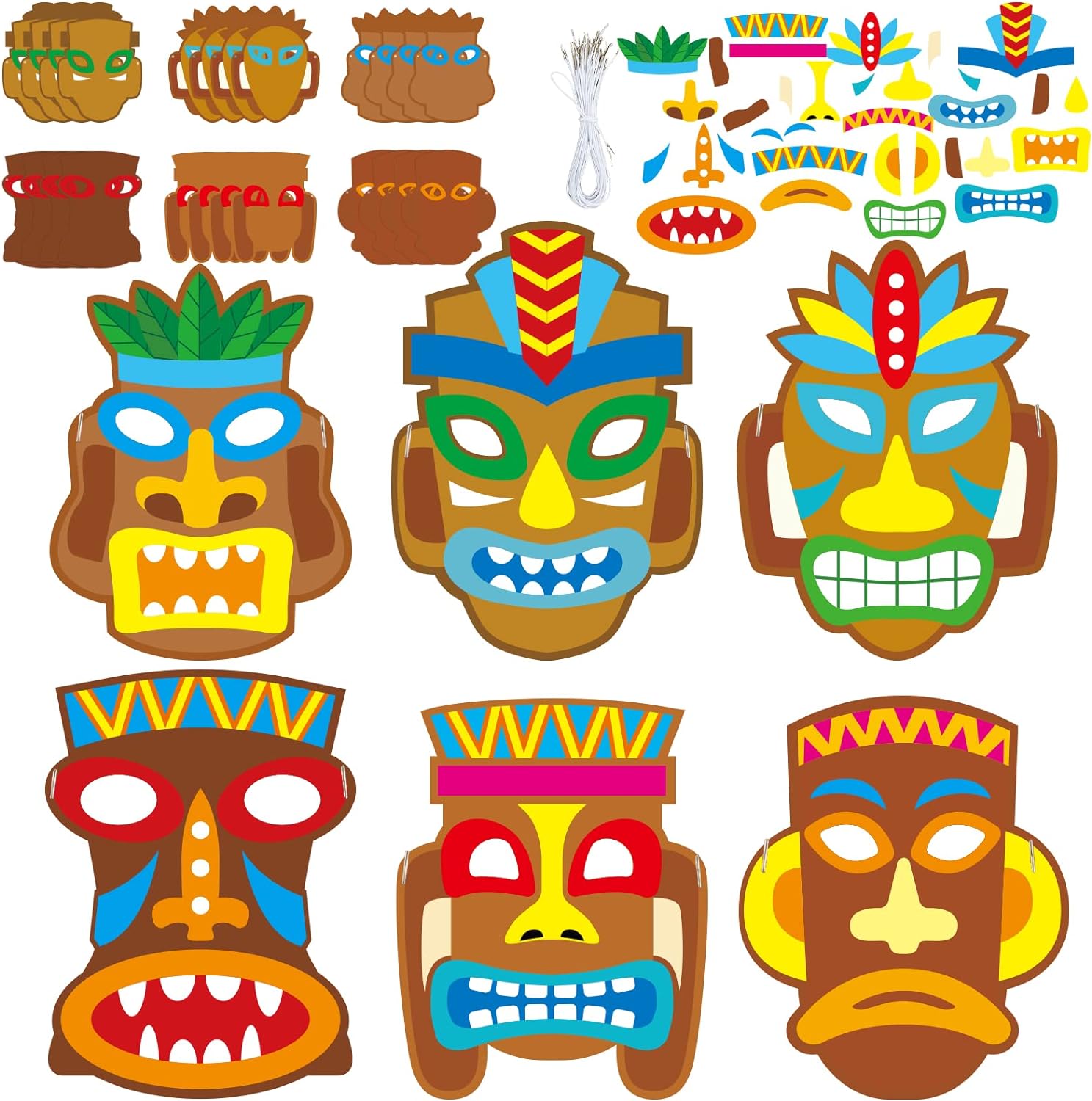 Chiazllta packs hawaii craft kit tiki mask for ilippines