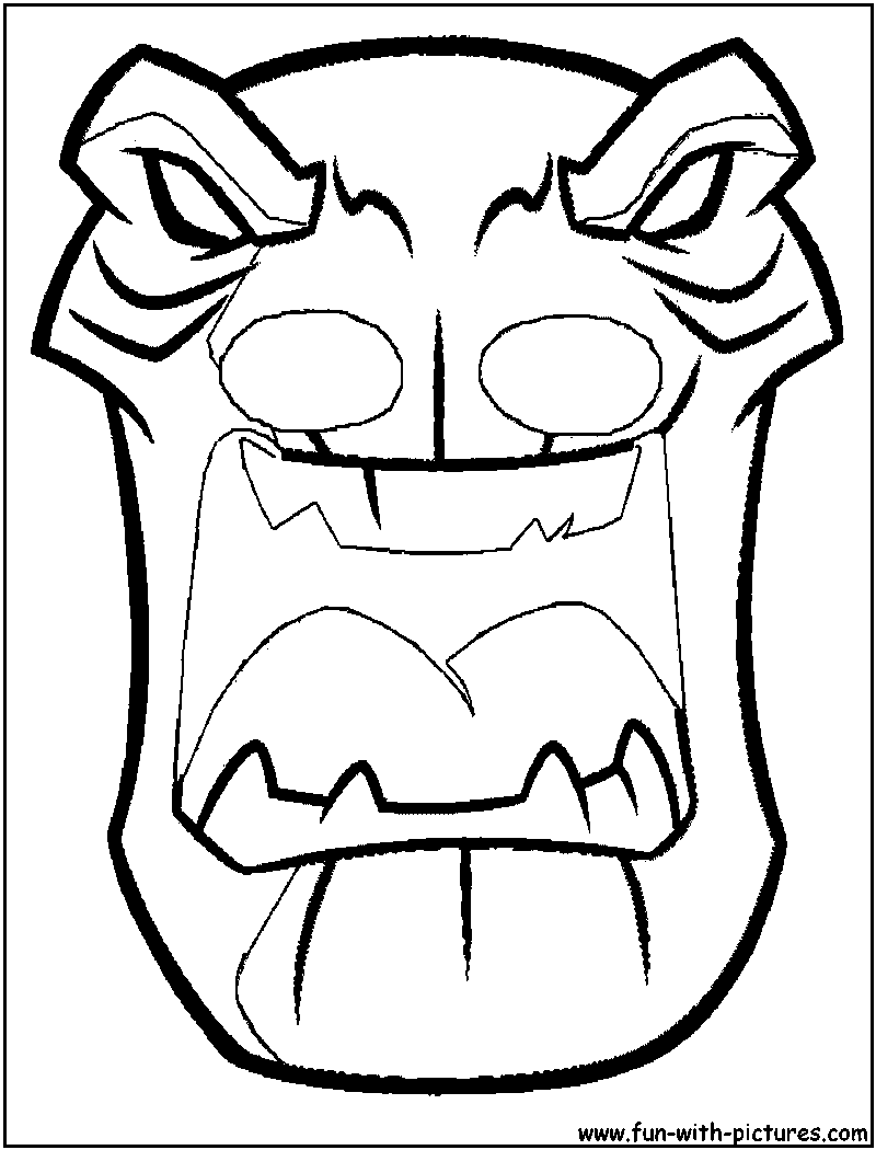 Free printable tiki mask coloring pages download free printable tiki mask coloring pages png images free cliparts on clipart library