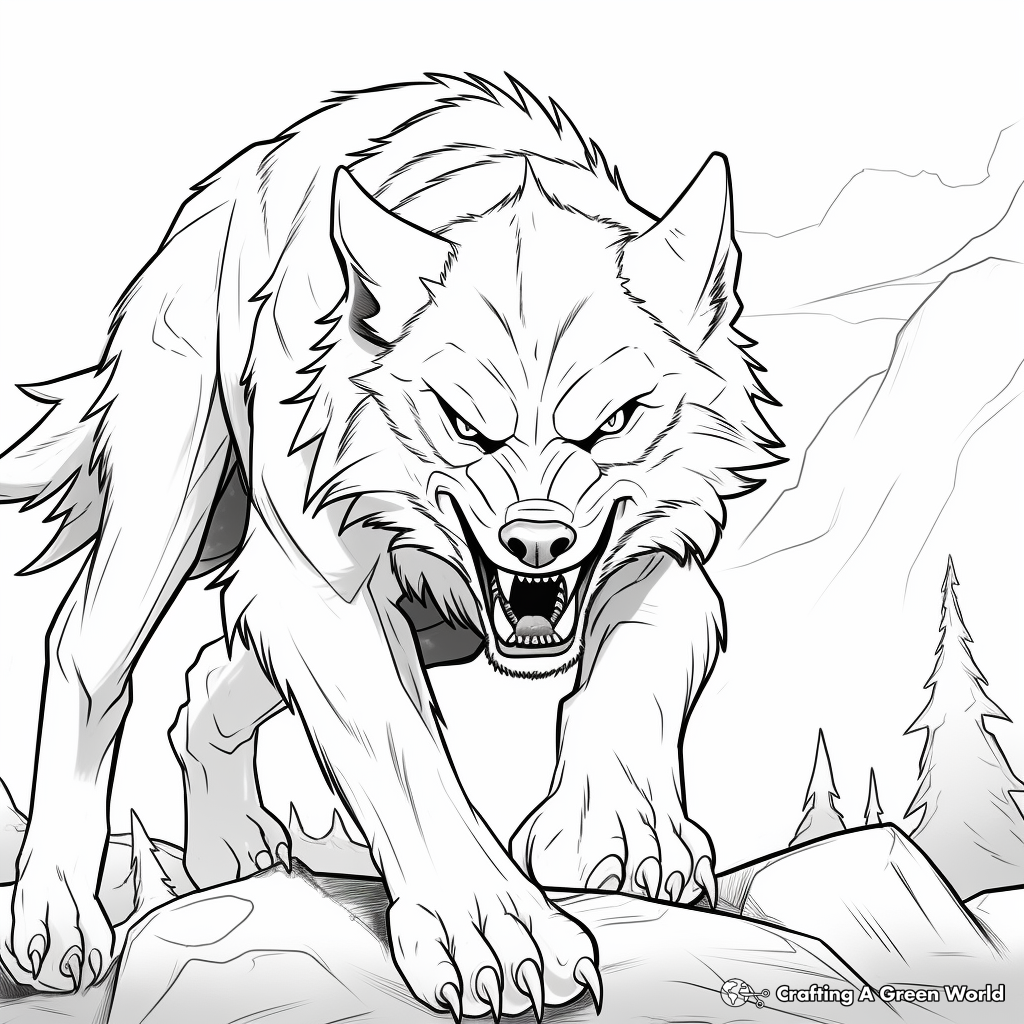 Timberwolves coloring pages