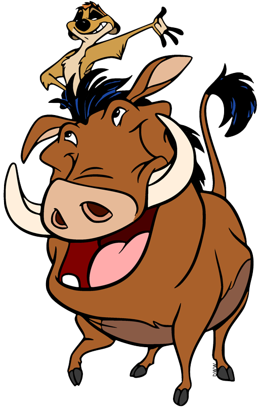 Timon and pumbaa clip art images disney clip art galore