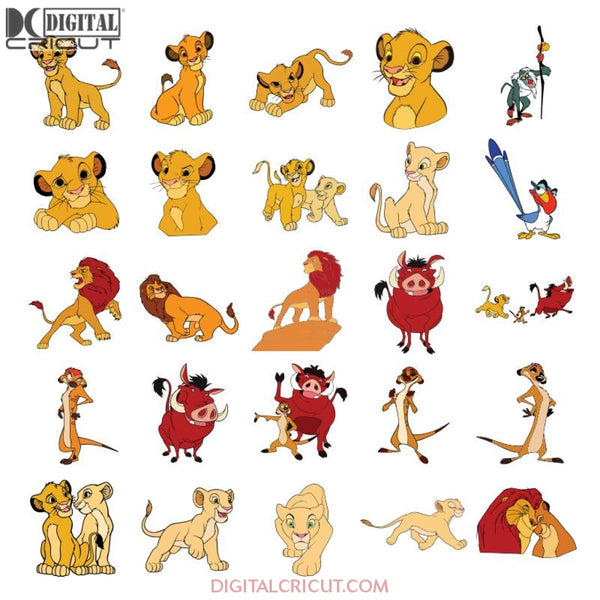 The lion king svg bundle simba svg nala svg timon svg zazu svg p â