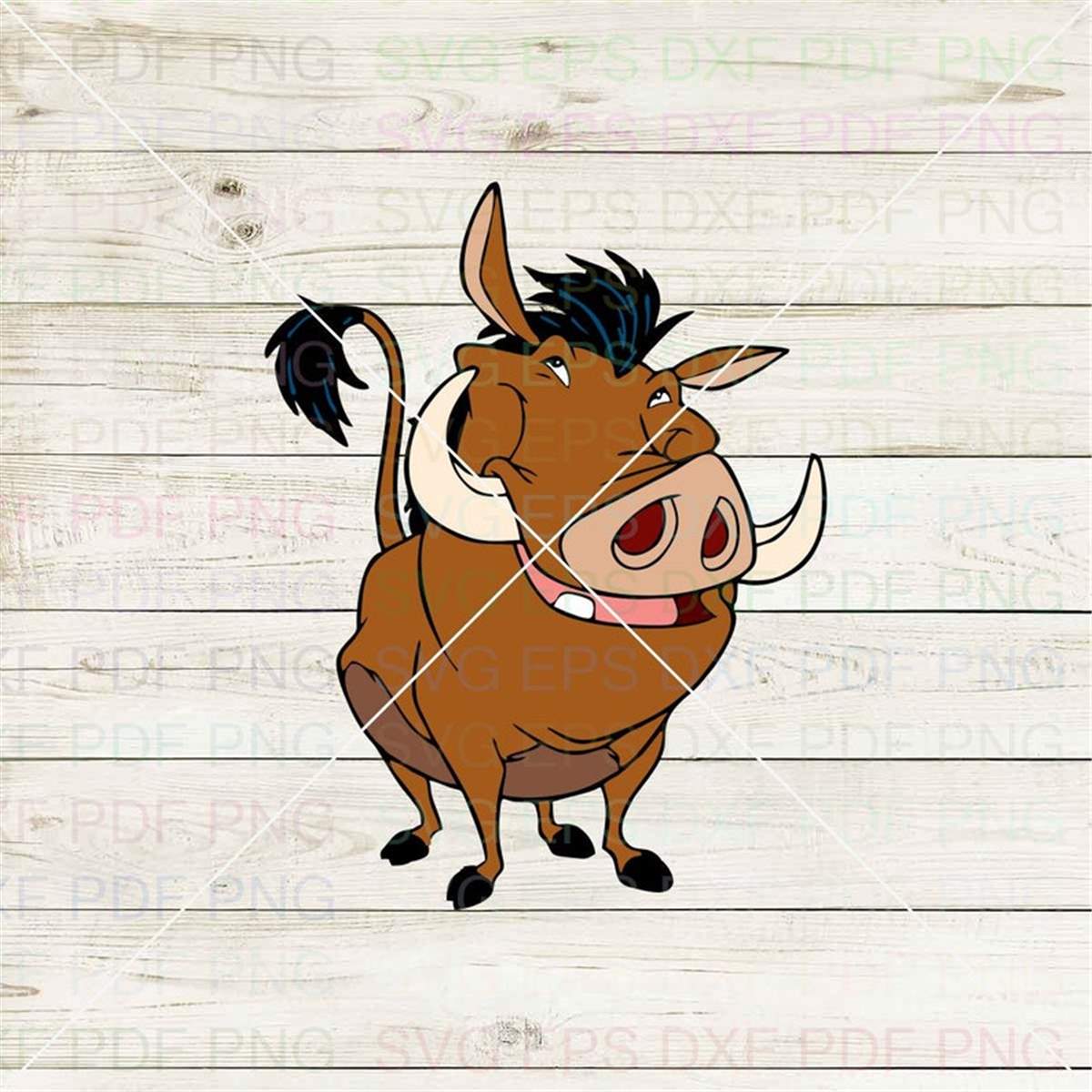 Timon and pumbaa the lion king svg dxf eps pdf png cric