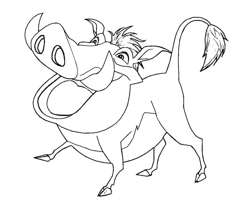 Pumbaa coloring crafty teenager