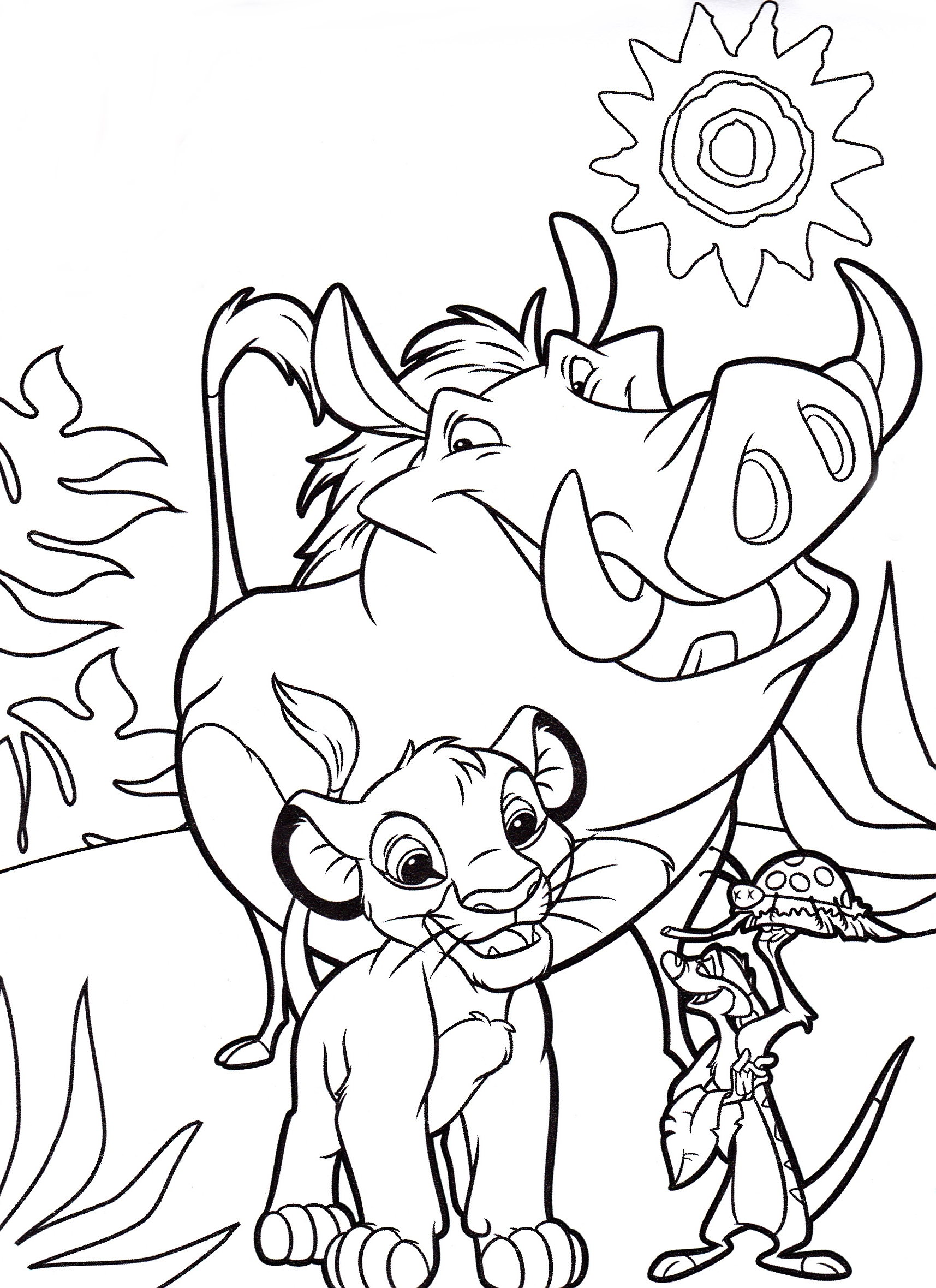 Walt disney coloring pages