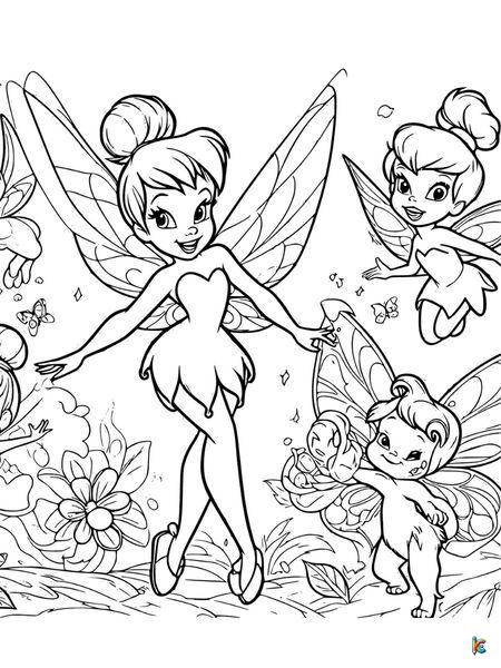 Tinkerbell coloring pages â