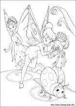 Tinkerbell coloring pages on coloring