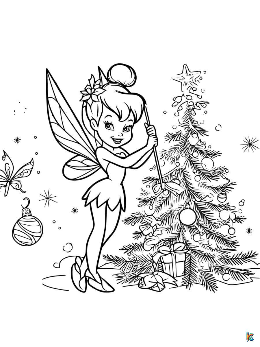 Tinkerbell coloring pages â