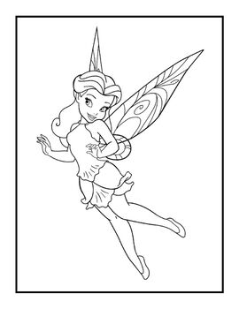 Enchanting tinkerbell coloring pages sparkling adventures in neverland