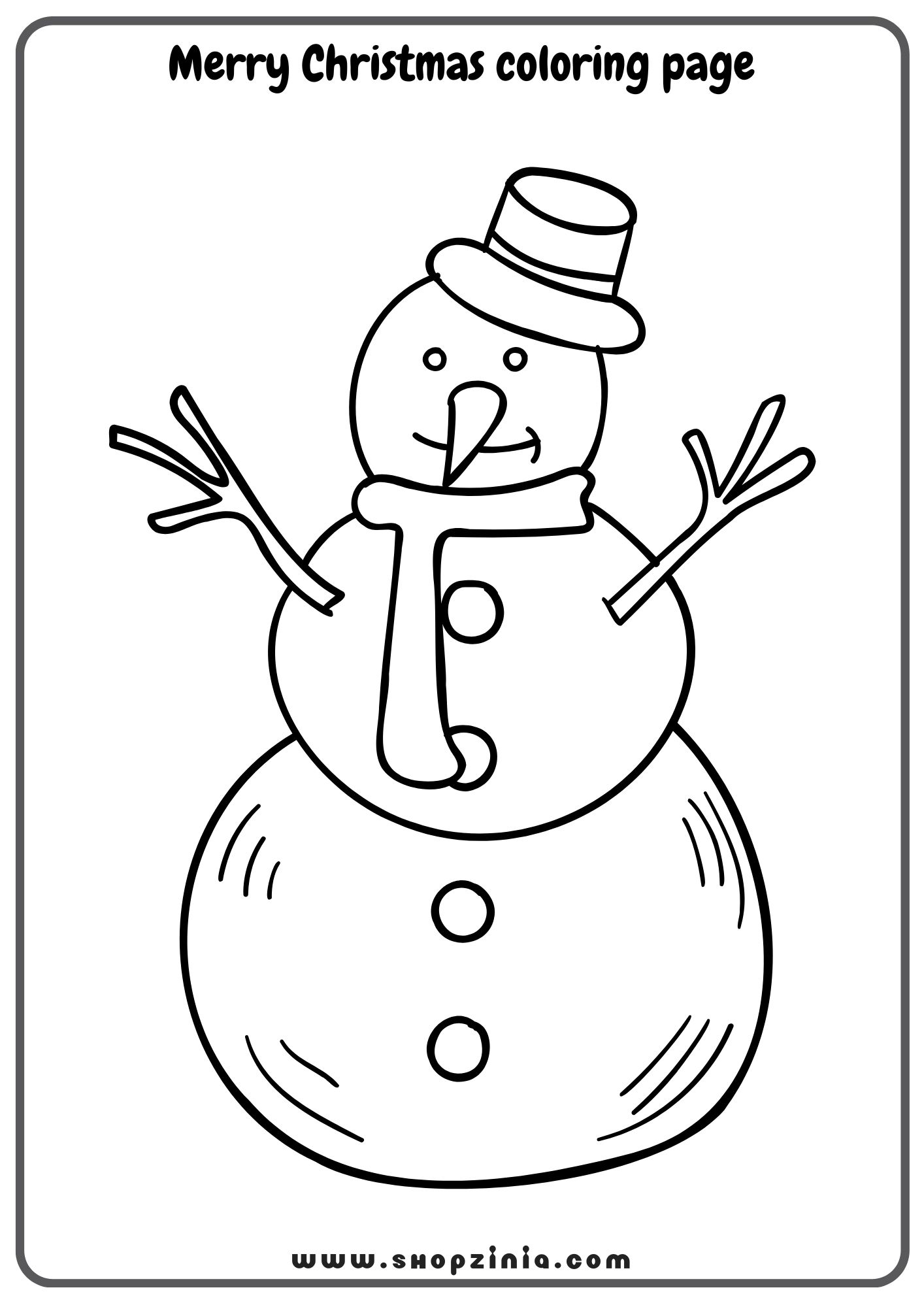 Free christmas coloring pages for the holidays