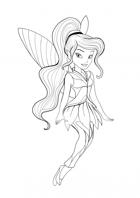 Disney fairies coloring pages