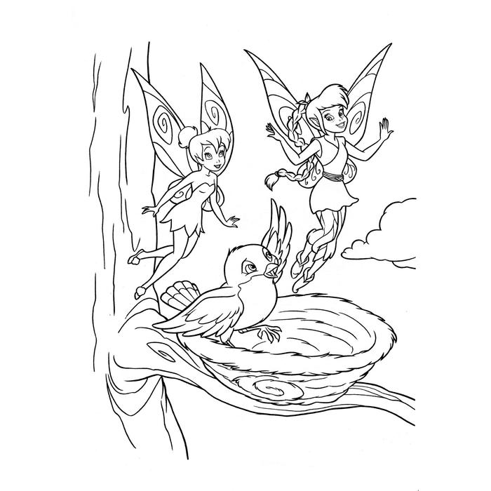 Disney fairies coloring book pages