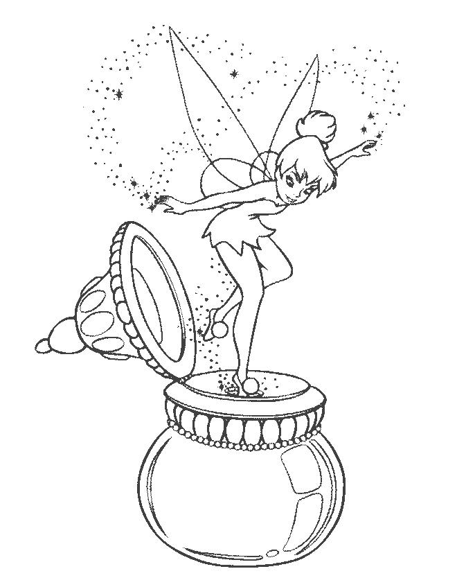 Coloring pages tinkerbell coloring pages